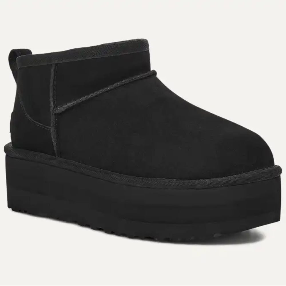 UGG Black Platform Boots
